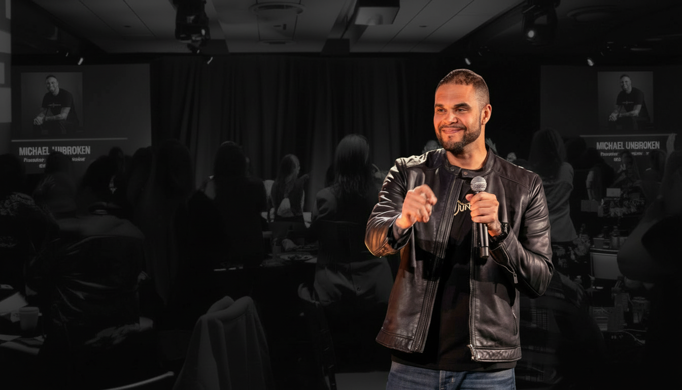 Michael Anthony Unbroken - Keynote Speaker