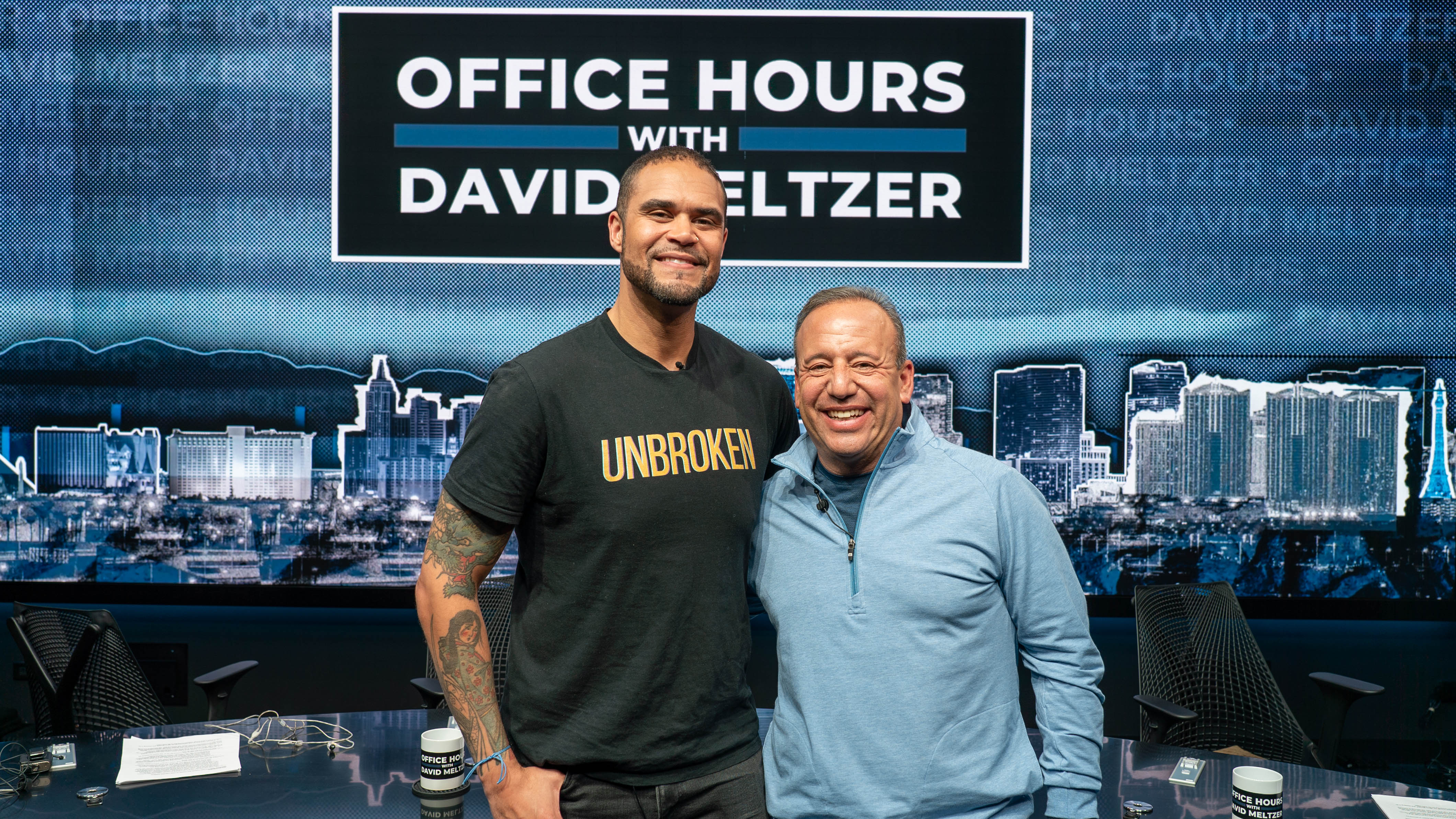 Michael with David Meltzer